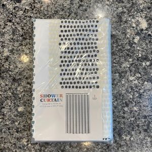 Shower curtain 70”x72”. New. Multicolored.